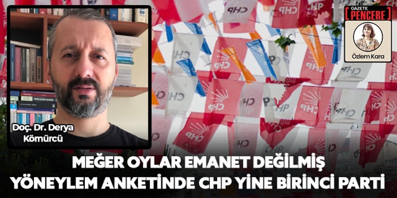 Yöneylem Koordinatörü Kömürcü değerlendirdi: Son yapılan ankette CHP ve AKP’nin oy oranı ne? İşte emeklinin seçime etkisi!