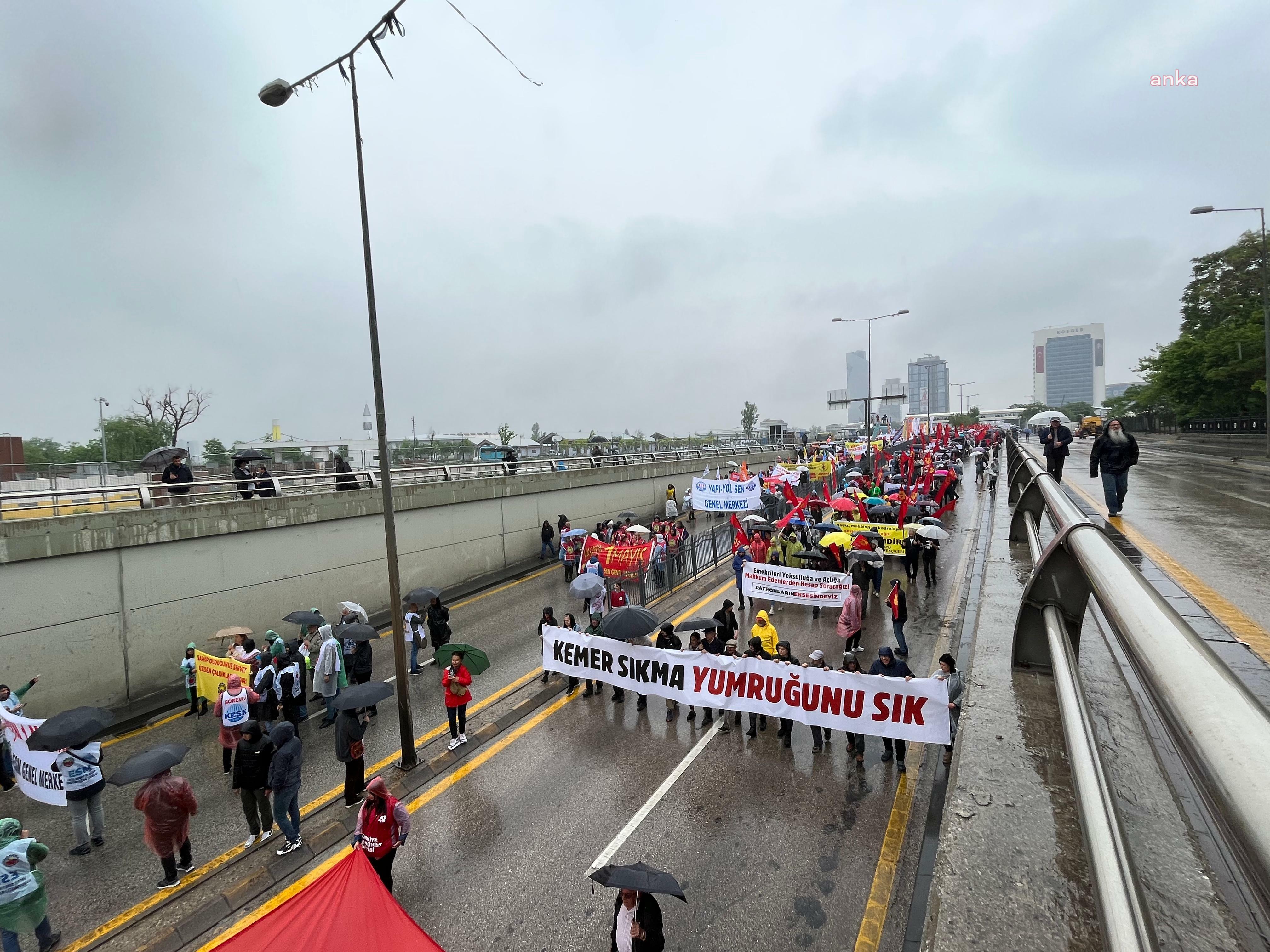 İşçiler Ankara’dan ‘Taksim’ için seslendi: Her yer Taksim her yer direniş