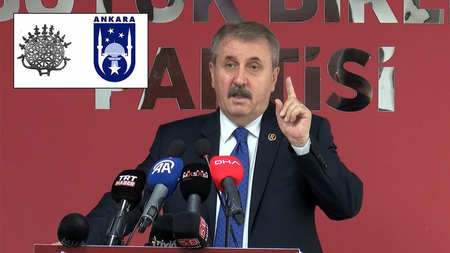Destici'den Ankara amblem değişikliğine tepki: Hiç kimse Hititlerin torunu değil!