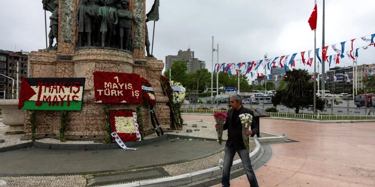 Saraçhane ve Taksim'den 1 Mayıs görüntüleri; barikat, toma, polis