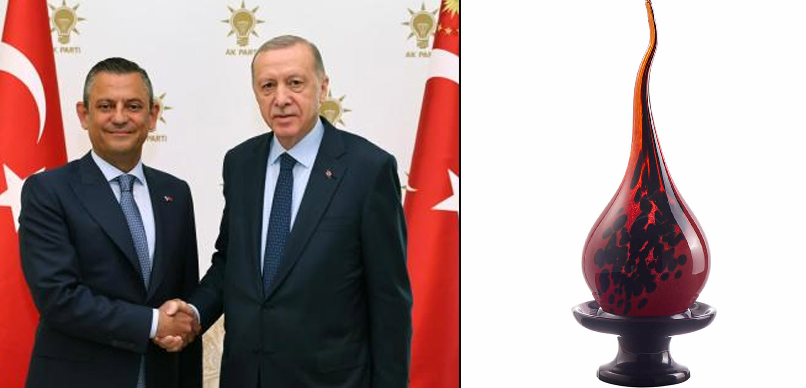 Özel'den Erdoğan'a 'Cumhuriyet Ateşi' hediyesi