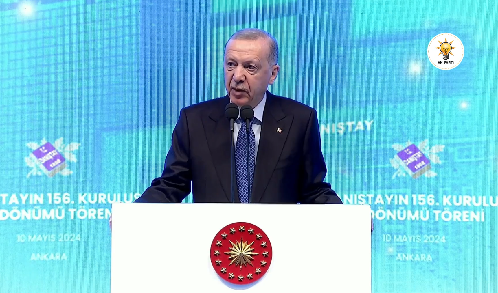 Erdoğan, Danıştay’ın 156. Kuruluş Yıldönümü Töreni'nde konuşuyor