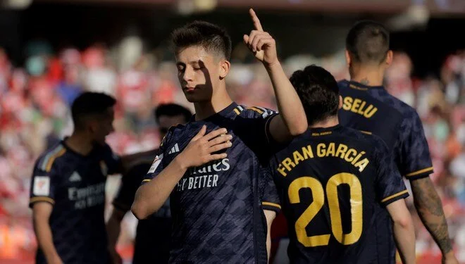 Real Madrid'de Arda Güler resitali! ilk 11 başladı, golünü attı