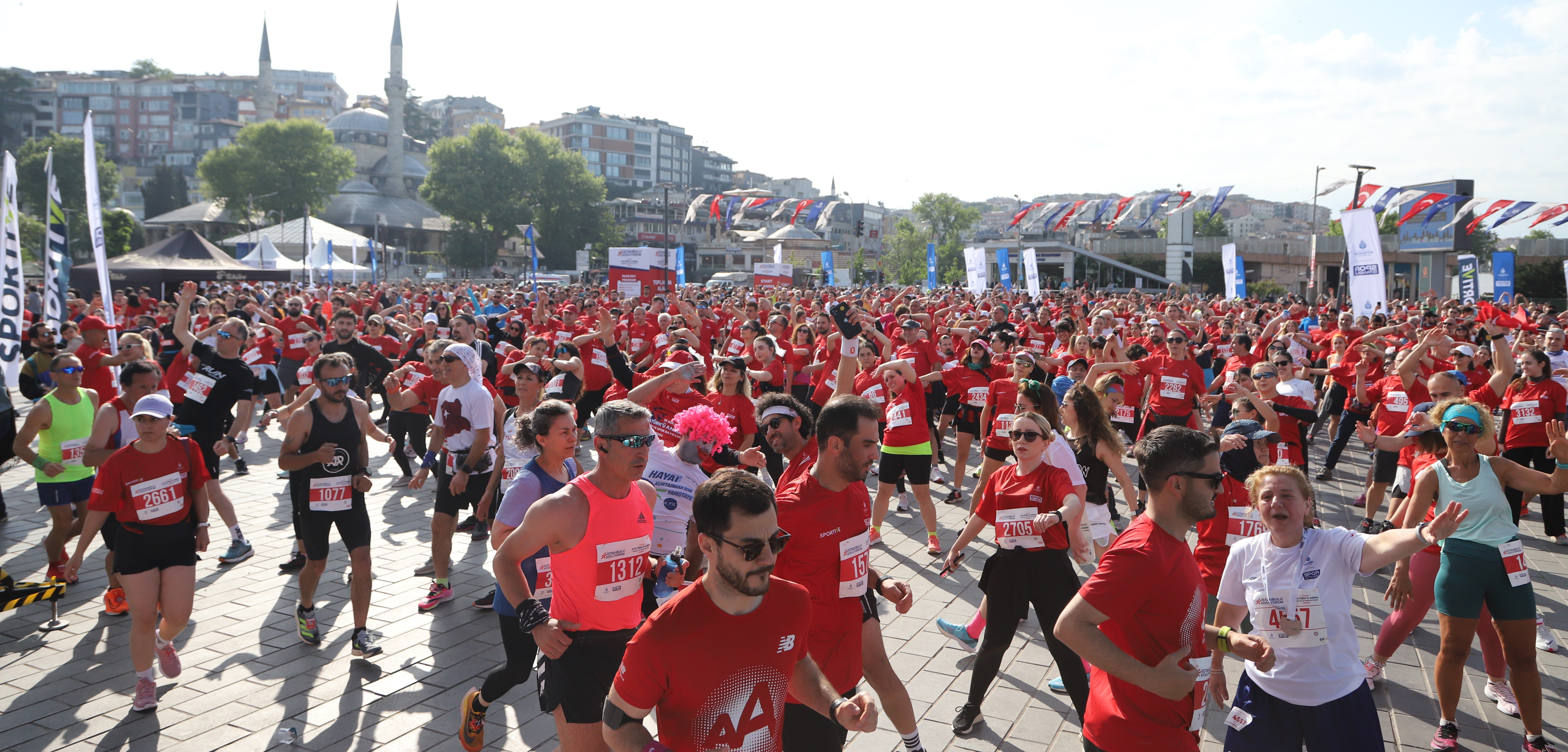 İstanbul'u Koşuyorum'un Asya etabına 3 bin 800 kişi katıldı