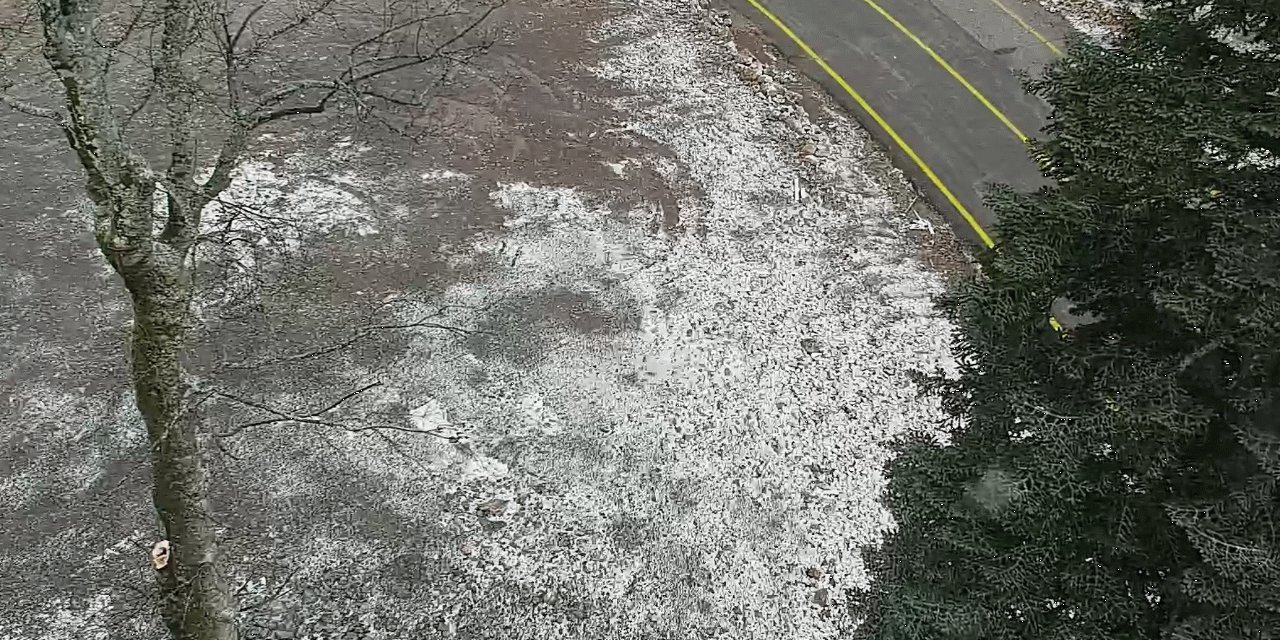 Kocaeli'ne mayıs ayında kar yağdı