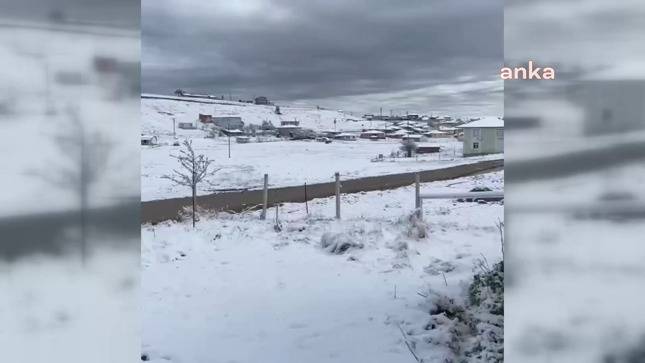 Sinop’a mayıs ayında kar yağdı