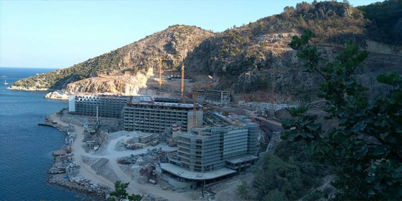 Marmaris'te ormanın içine yapılan devre mülk projesini Erdoğan da istemiyor