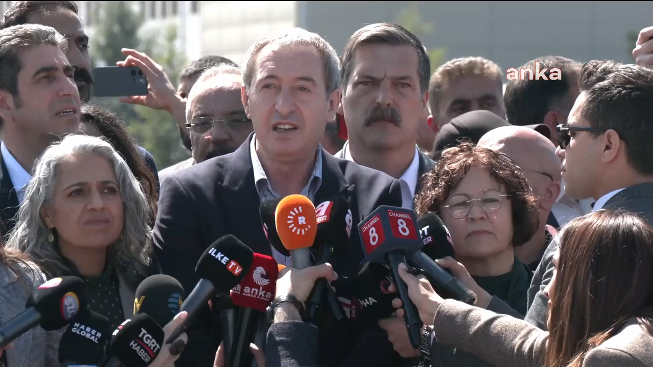 Tuncer Bakırhan Sincan Cezaevi önünde konuştu: Bugün normalleşmeden bahsedenler için Kobani davası bir dönüm noktası olacaktır