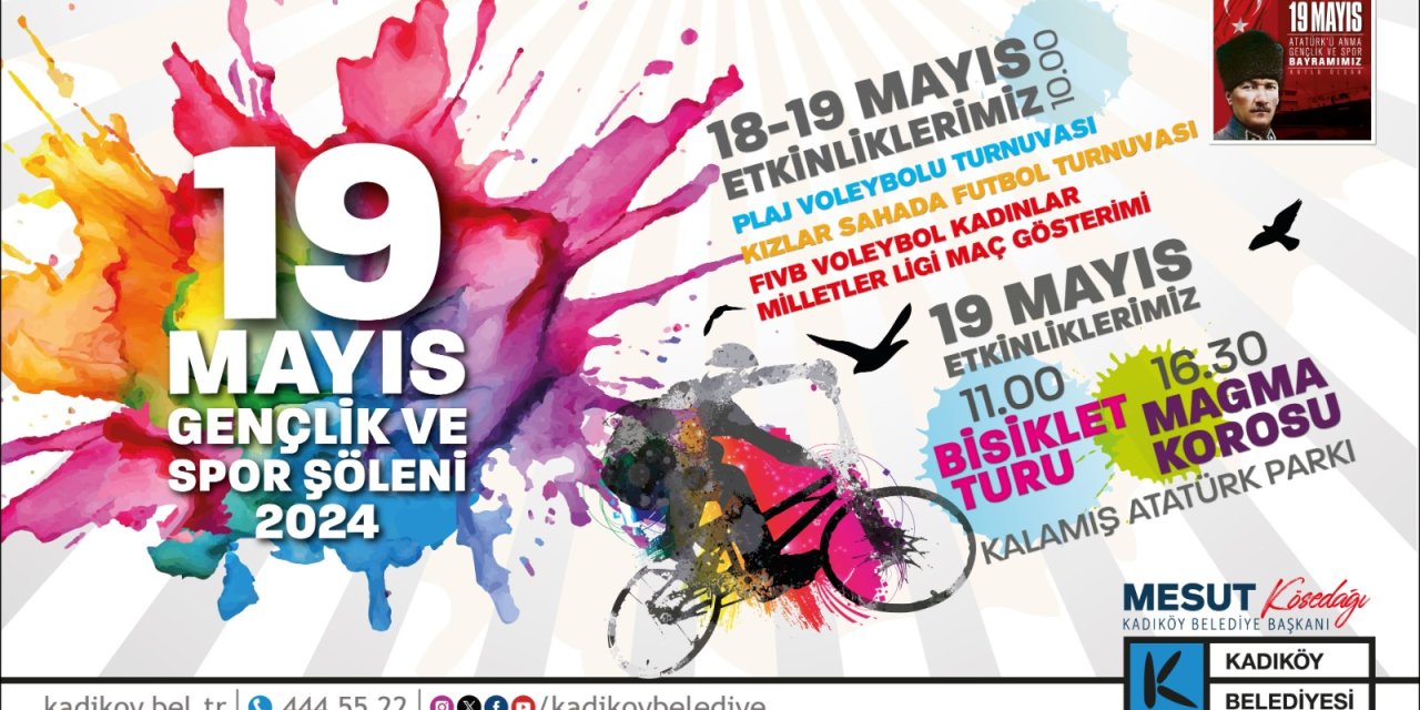 19 Mayıs, Kadıköy'de coşkuyla kutlanacak