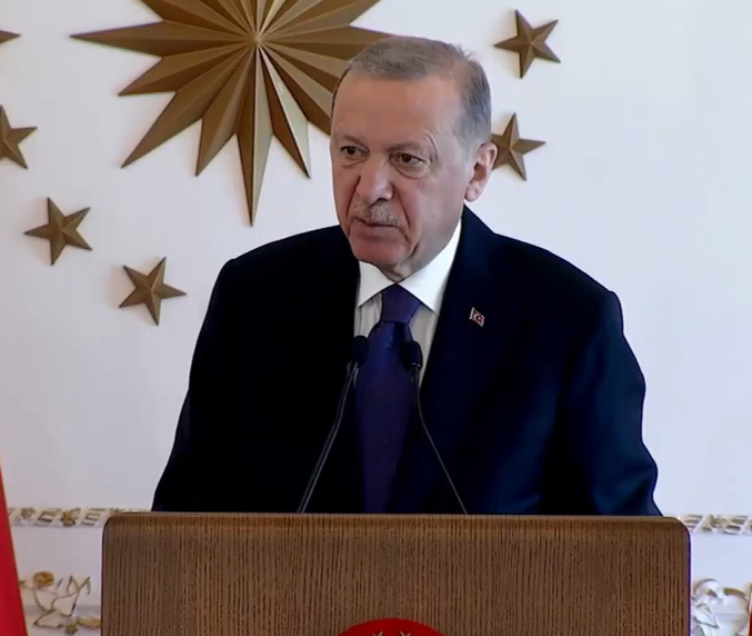 Erdoğan, 19 Mayıs Özel Programı'nda  konuşuyor