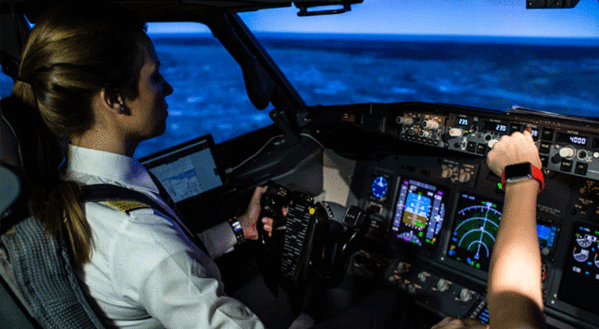 Pilotluk sınavı yemekhanede yapıldı