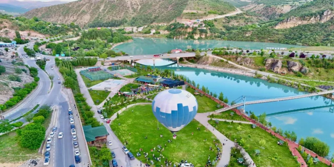 Tunceli'de bir ilk! Sıcak hava balonu turizmi başladı