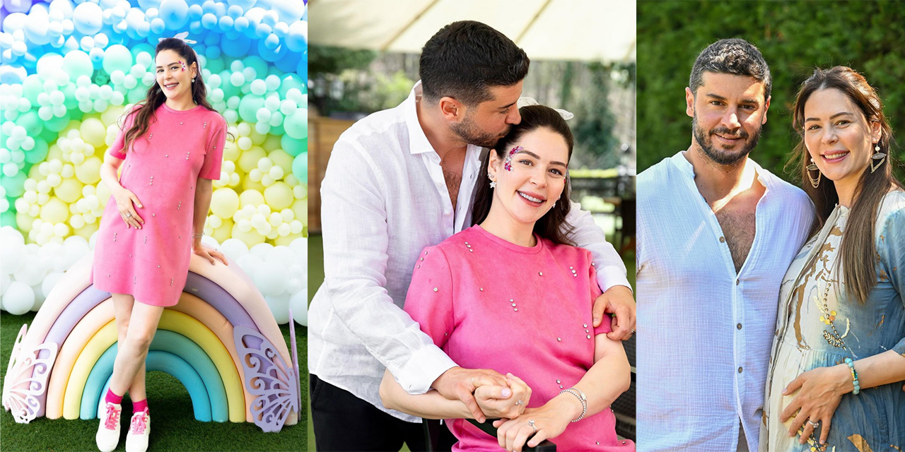 Berk Oktay ve Yıldız Çağrı Atiksoy çifti bebeklerine kavuştu