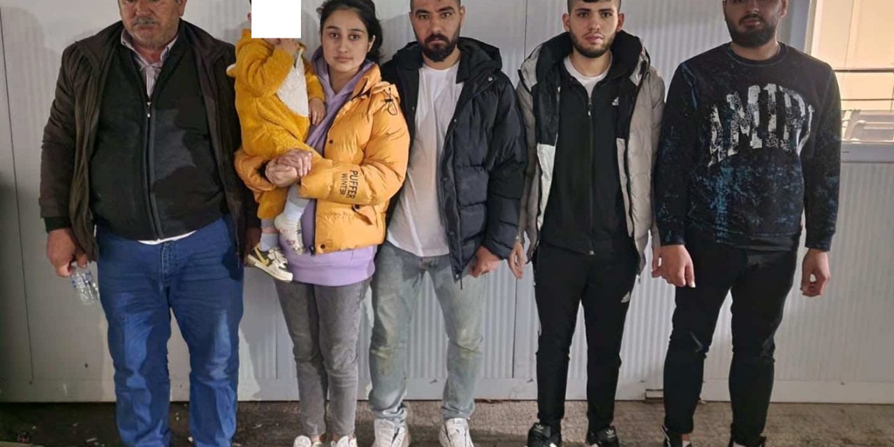 Edirne'den Yunanistan'a geçmek isteyen 6 göçmen yakalandı