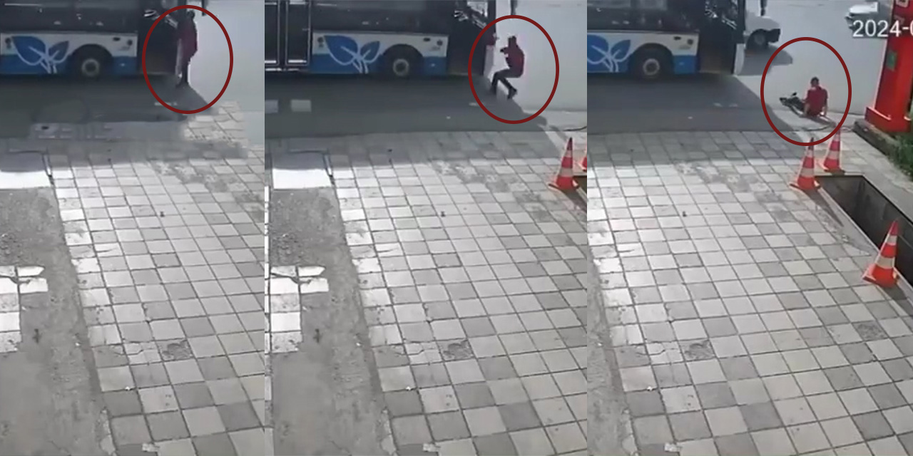 Ankara'da akıl almaz trafik kazası: Yaya ile otobüs kafa kafaya çarpıştı