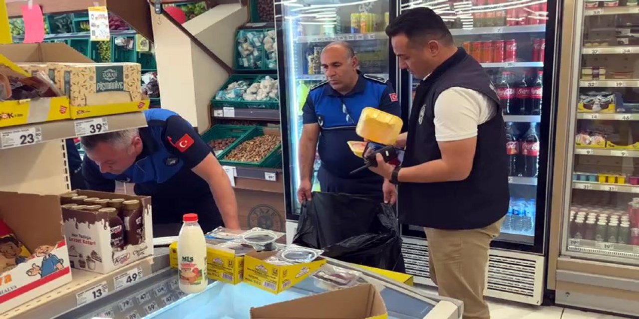 Avcılar'da marketlerde son kullanma tarihi geçen gıda ürünleri toplatıldı