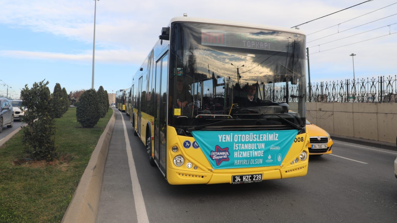 İETT'nin yeni otobüsleri hizmete alındı