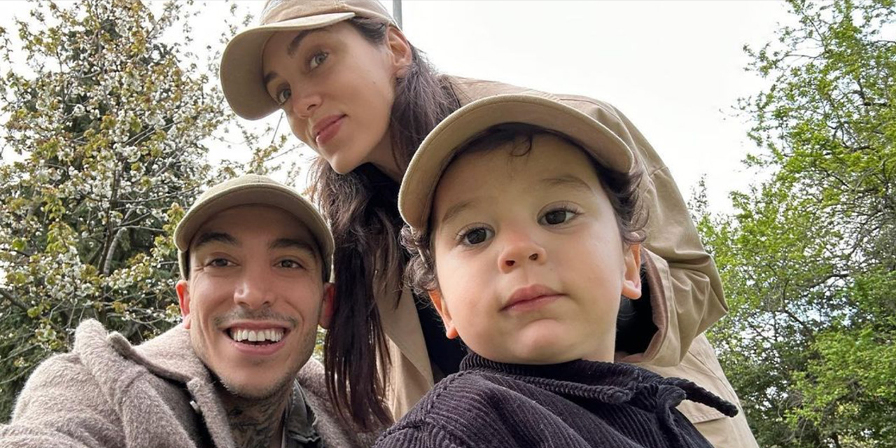 Can Bonomo aldığı ödül hakkında konuşurken oğlu Roman araya girdi: O anlar beğeni topladı