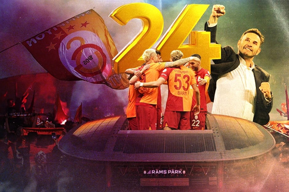 Süper Lig’in şampiyonu Galatasaray