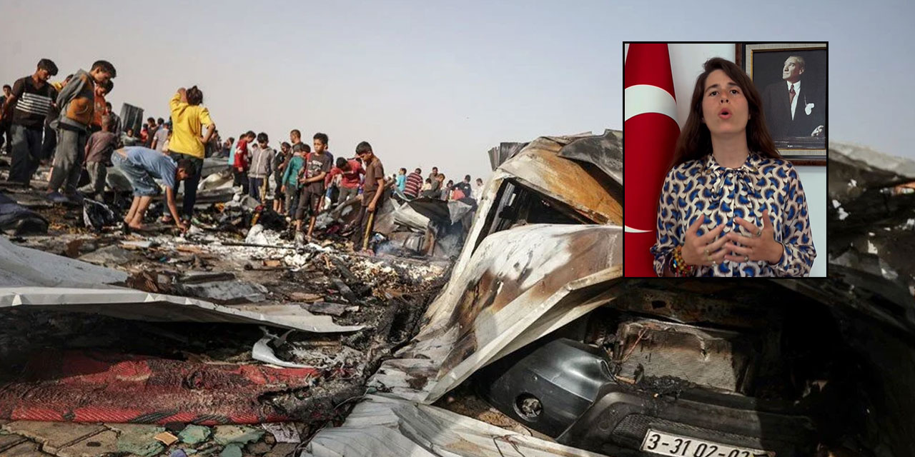 Lâl Denizli, İsrail'in Refah saldırılarına 3 dilde tepki gösterdi