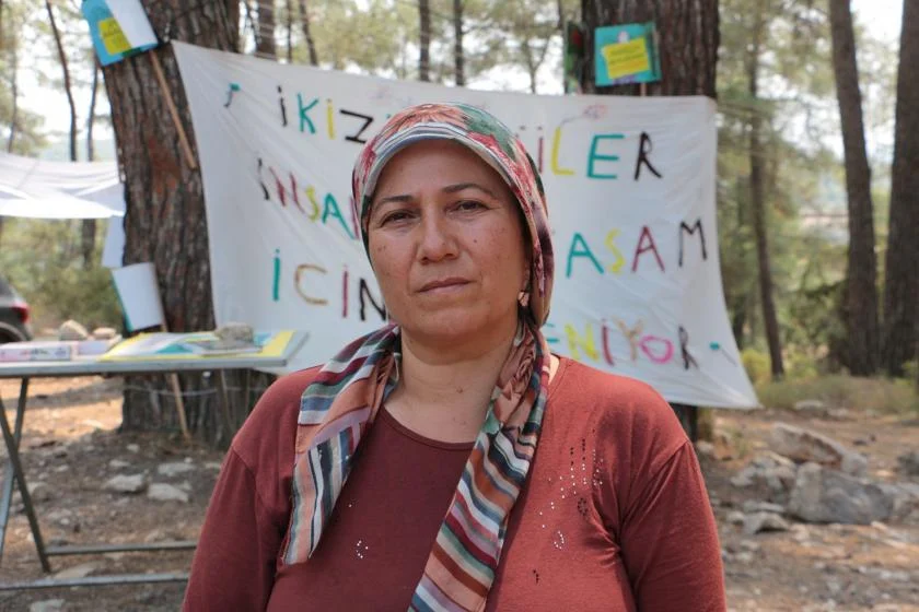 Akbelen muhtarı 'ağaçlara pankart astığı' için yargılanıyor