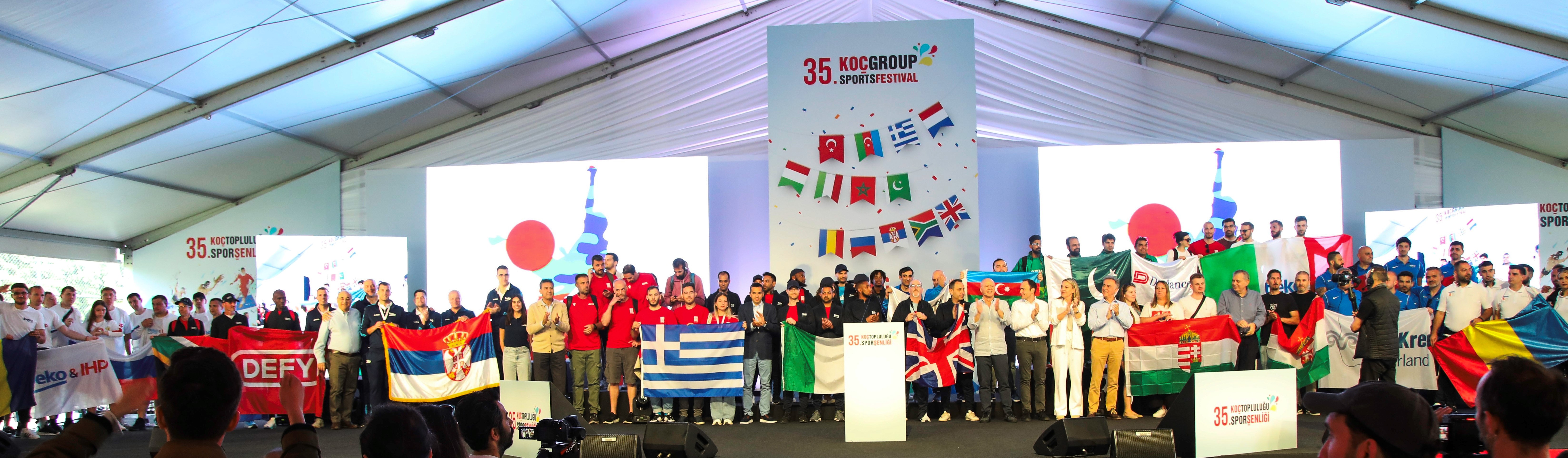 35. Koç Topluluğu Spor Şenliği'nde 3 kıtadan çalışanlar yarıştı
