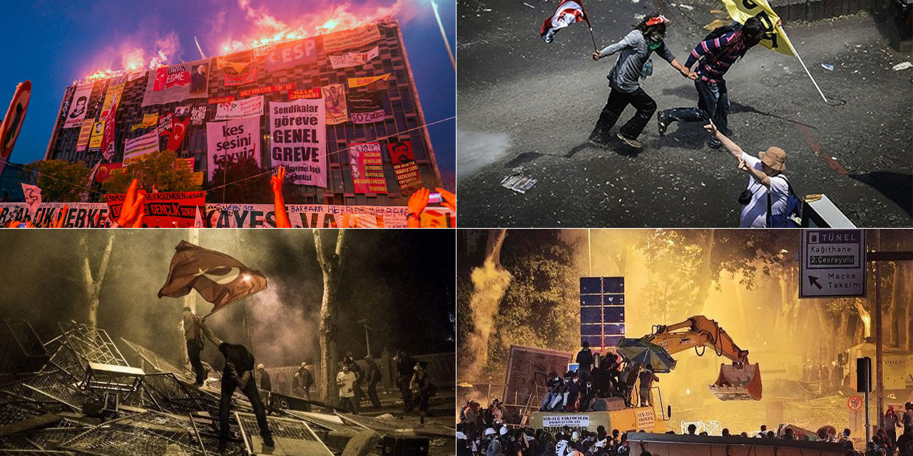 Gezi protestoları sırasında hafızalara kazınan kareler...