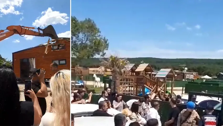 Edirne Valiliği, 'tiny house' evlerinin tahliyesinde yaşananlarla ilgili suç duyurusunda bulundu