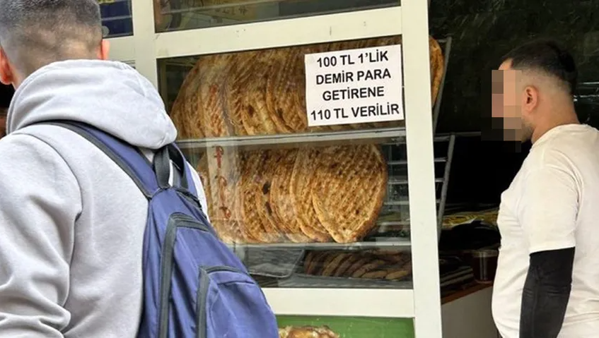 TL, değer kaybında kendiyle yarışıyor: 100 lira madeni paraya karşılık, 110 lira kağıt para dönemi