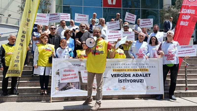 Aile hekimlerinden eylem: Vergide adalet istiyoruz