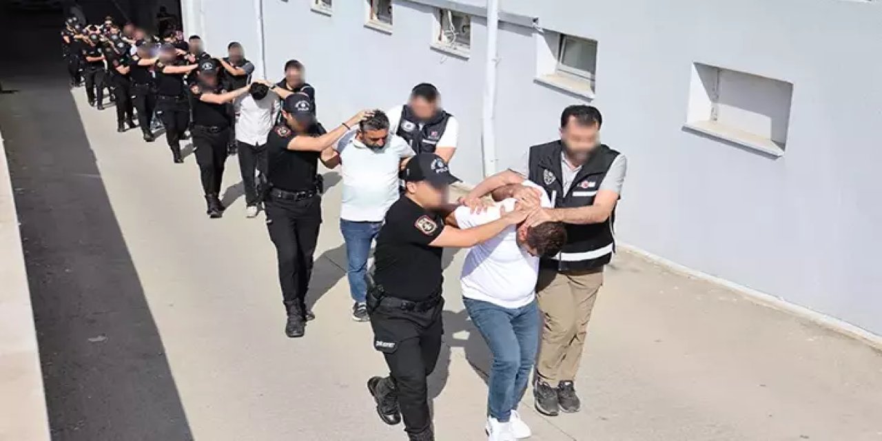 ‘Altınyüzük’ suç örgütüne operasyonda 42 şüpheli adliyede