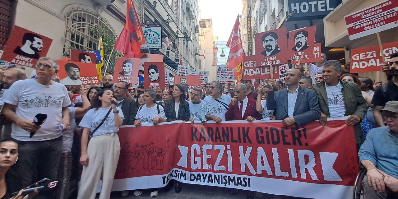 Gezi Direnişi'nin 11. yıldönümünde eylem: 'Tutsaklara özgürlük'