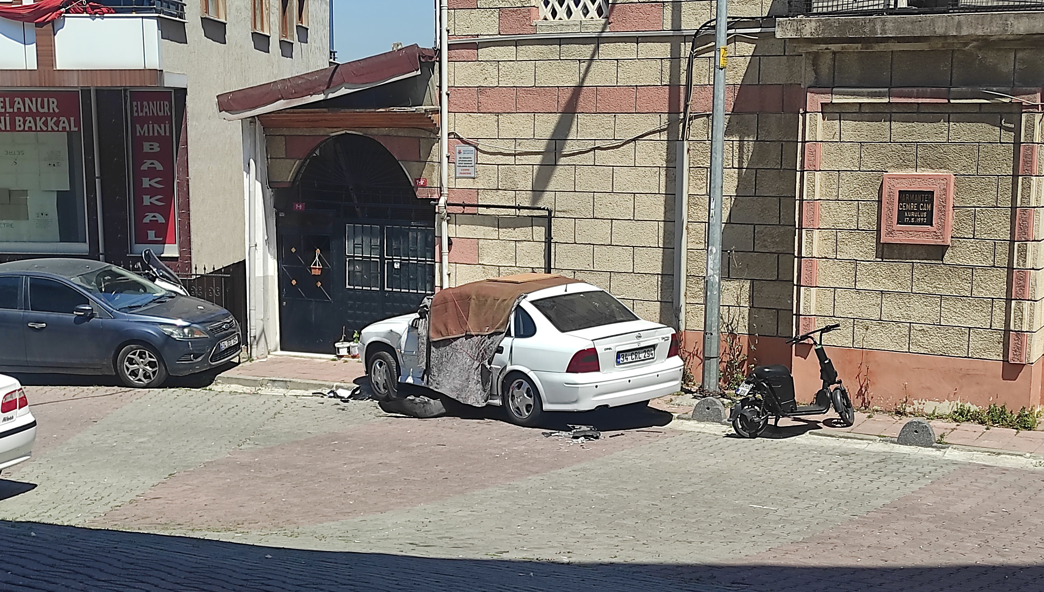 Hareket etmezse kazaya karışacaktı: Ölümden 2 saniye ile kurtuldu