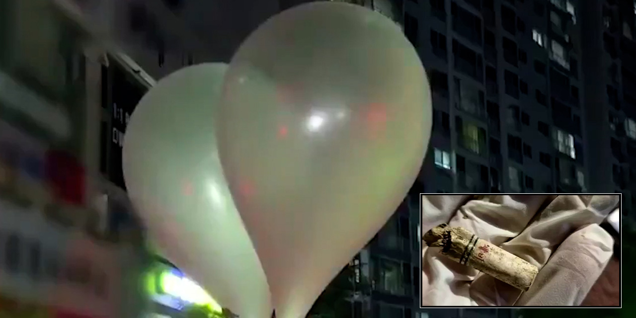 Kuzey Kore, Güney Kore'ye içinde "çöp" bulunan yaklaşık 720 balon daha gönderdi