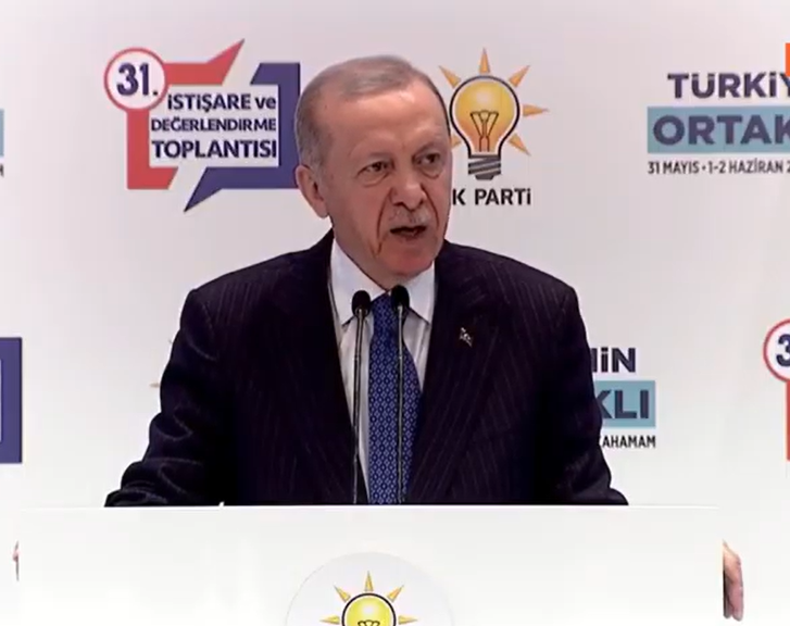 Erdoğan, AKP'nin 31. İstişare ve Değerlendirme Kampı'nda konuşuyor