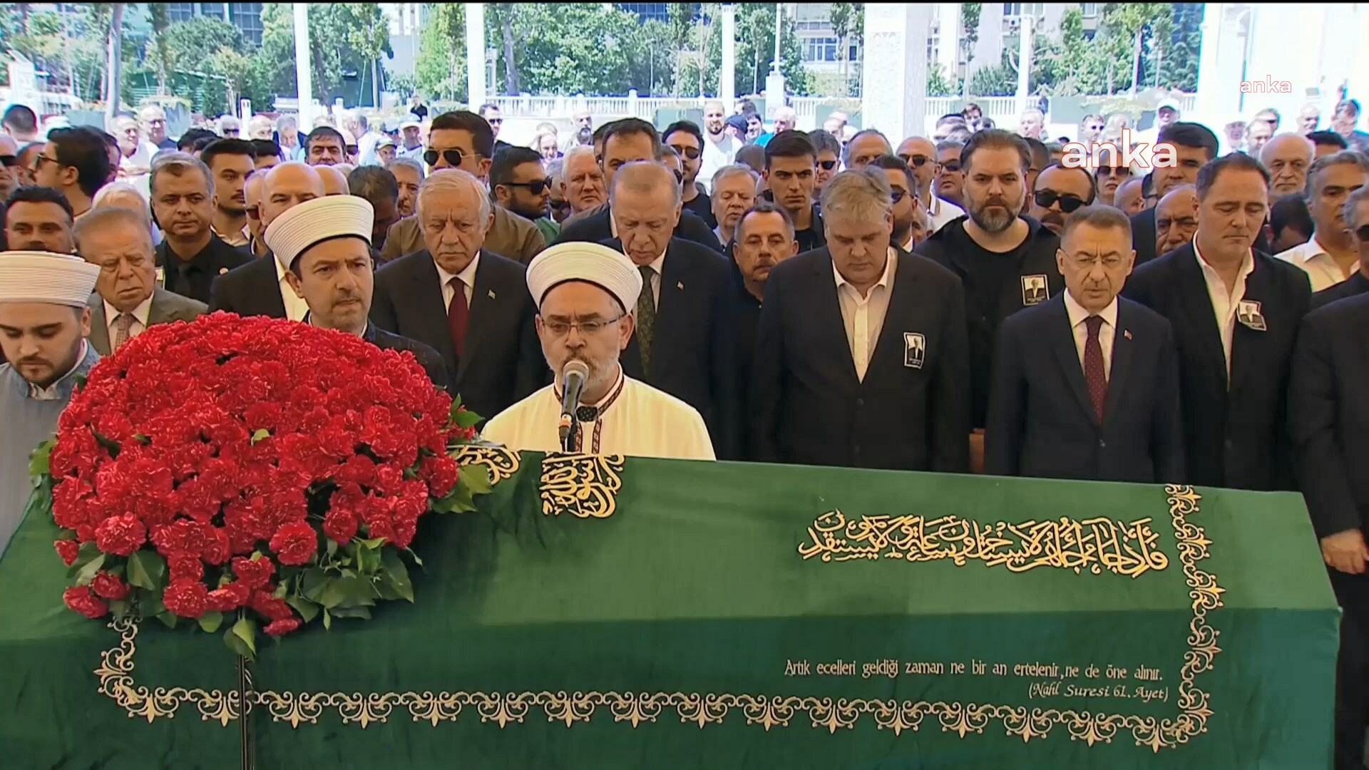 Özer Uçuran Çiller için cenaze töreni düzenlendi: Erdoğan da katıldı
