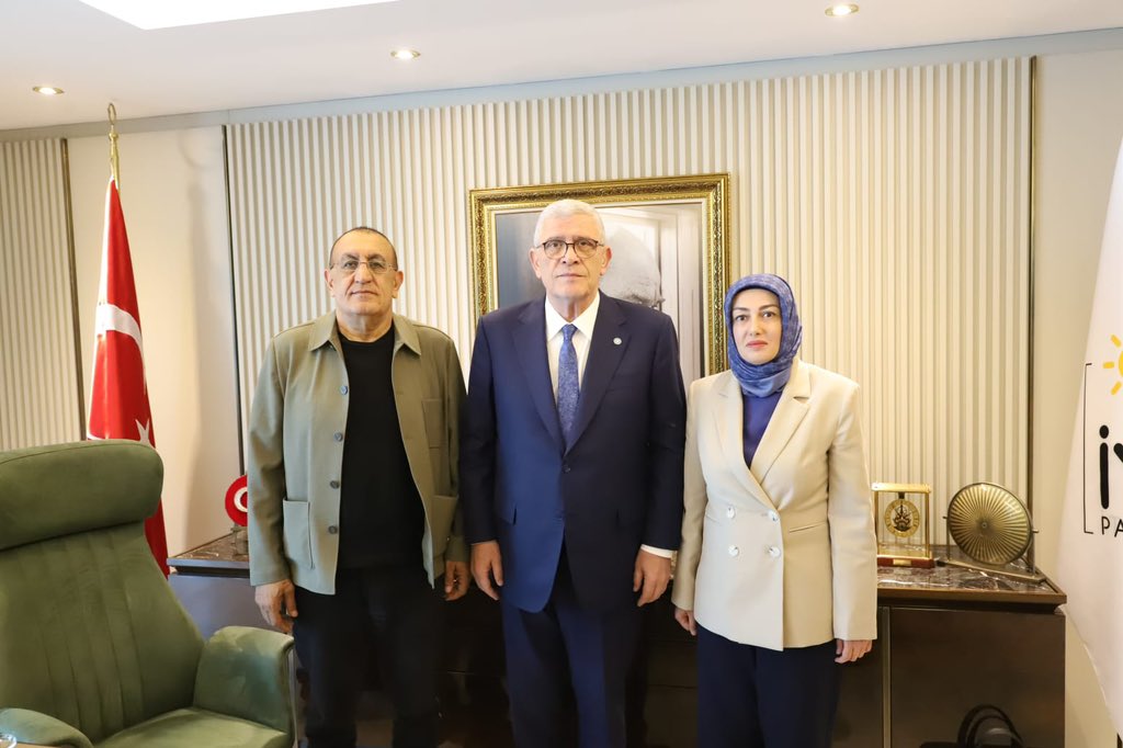 İYİ Parti lideri Dervişoğlu, Sinan Ateş'in eşi Ayşe Ateş'i ağırladı