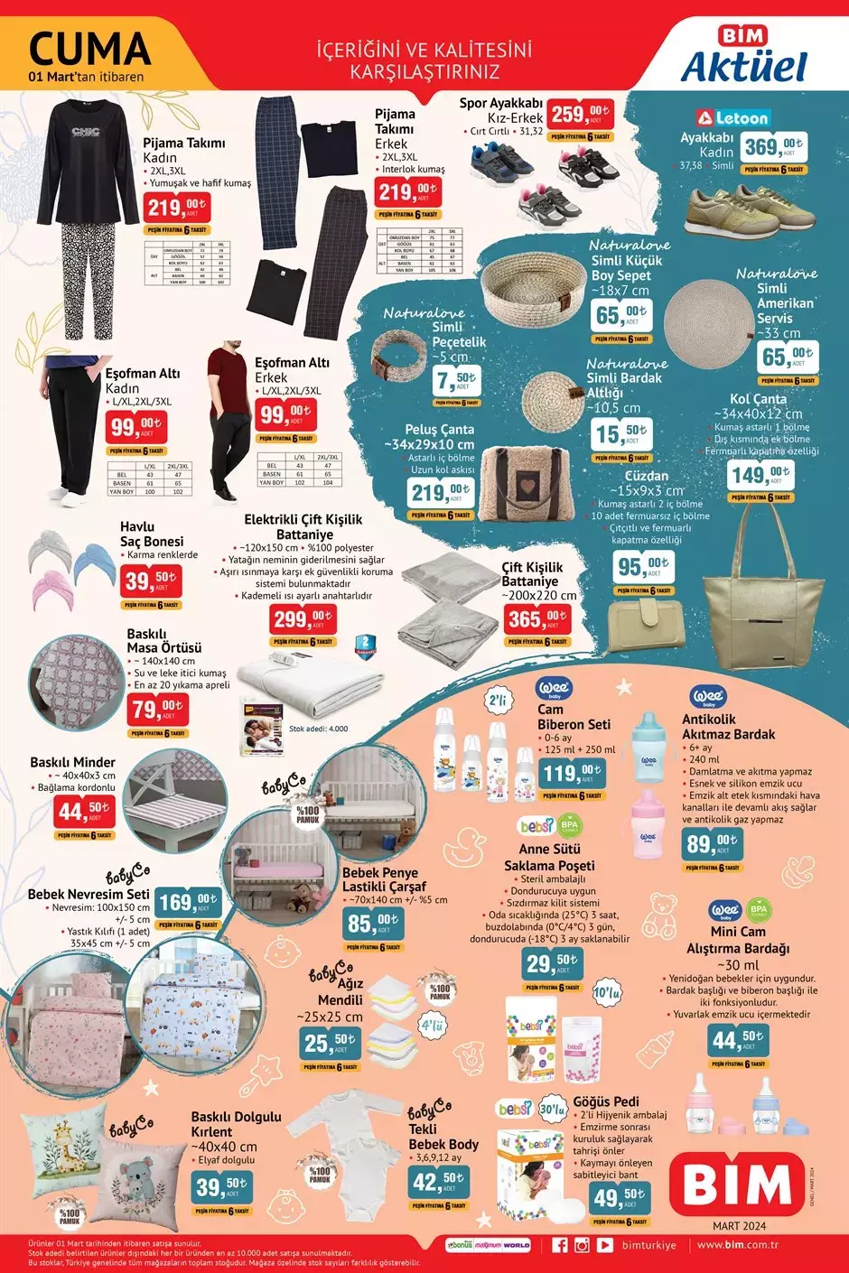 BİM'de bu cuma ne var? 1 Mart BİM aktüel ürünler kataloğu yayında