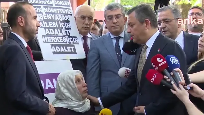 Özgür Özel, Emine Şenyaşar'ı ziyaret etti: "Maalesef devletin gözünü yumdular"