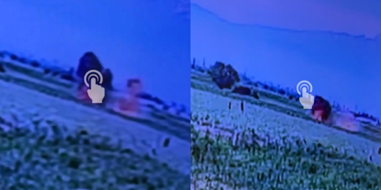 Kayseri'de 2 pilotun şehit olduğu uçak kazasından yeni görüntüler