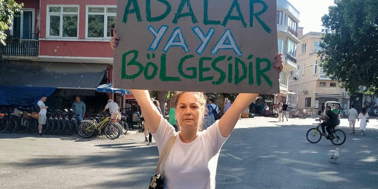 Ada halkından akülü araç tepkisi: Burası yaya bölgesi