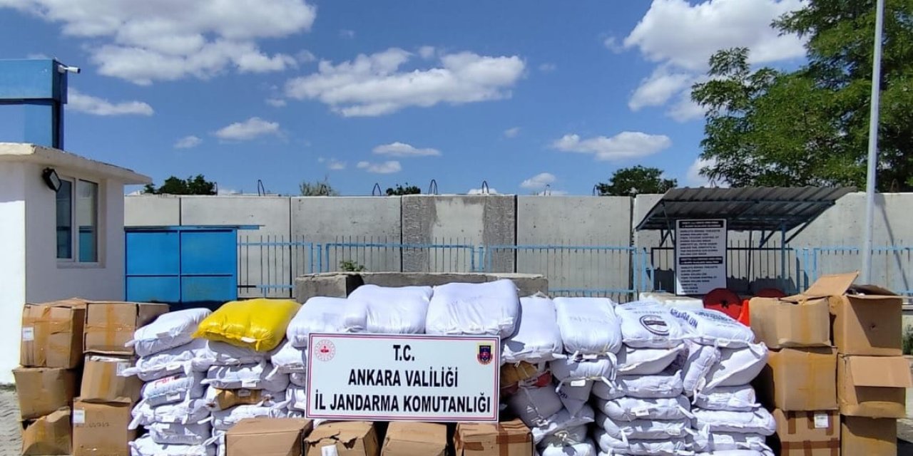 Ankara'da 5 milyon lira değerinde kaçak tütün ele geçirildi