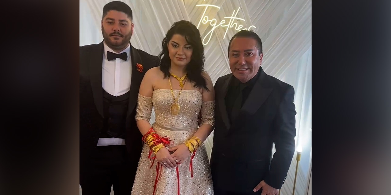 Murat Övüç gelinine tam 2 kilo altın taktı