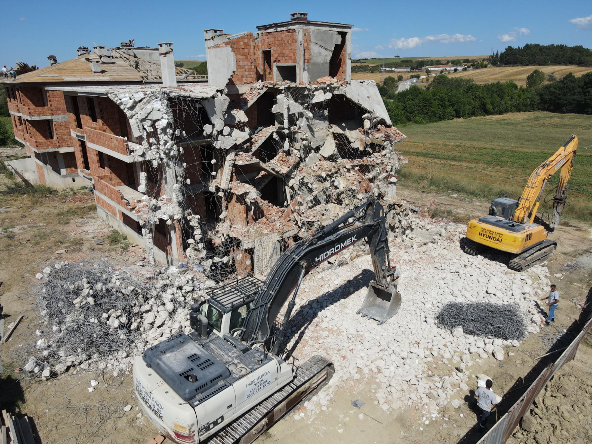 Tekirdağ'da inşaat için 'uygunluk' raporu verilen beton 'kullanılamaz' çıktı
