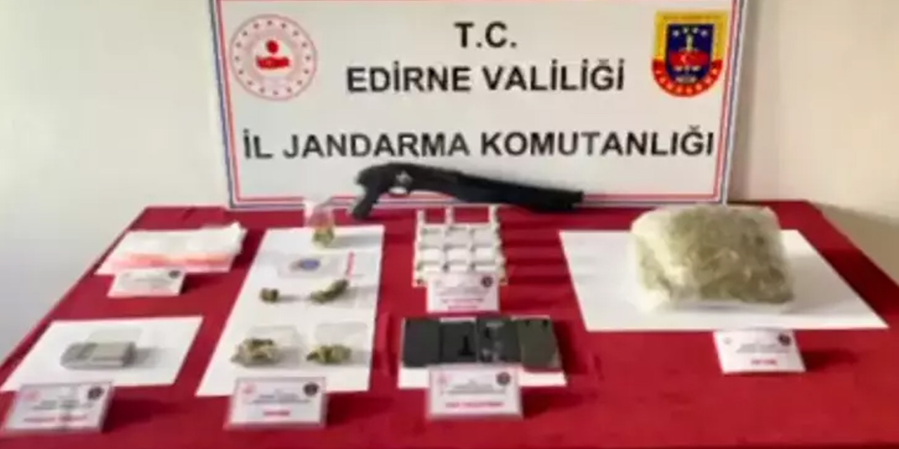 Edirne’de uyuşturucu satıcılarına operasyon 5 tutuklama