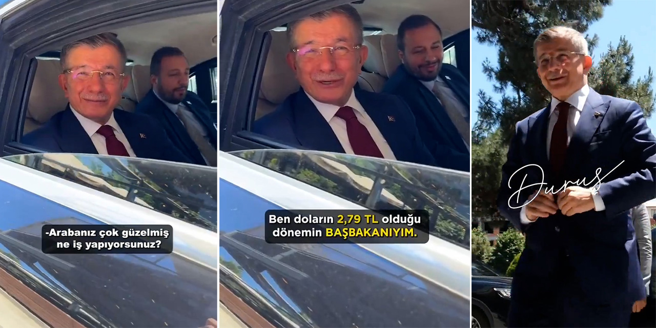 Ahmet Davutoğlu TikTok akımına katıldı: 'Ben doların 2,79 TL olduğu dönemin Başbakanıyım'