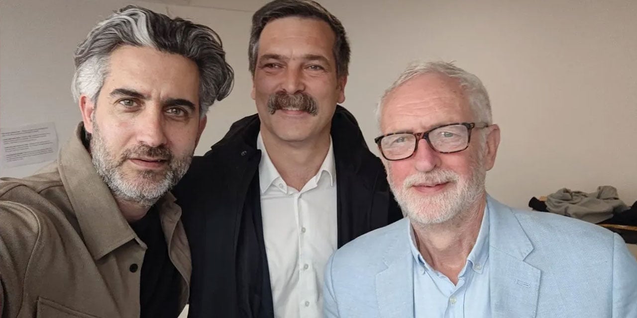 Erkan Baş, Londra'da Jeremy Corbyn ile buluştu: Kapı kapı dolaşıp oy istedi