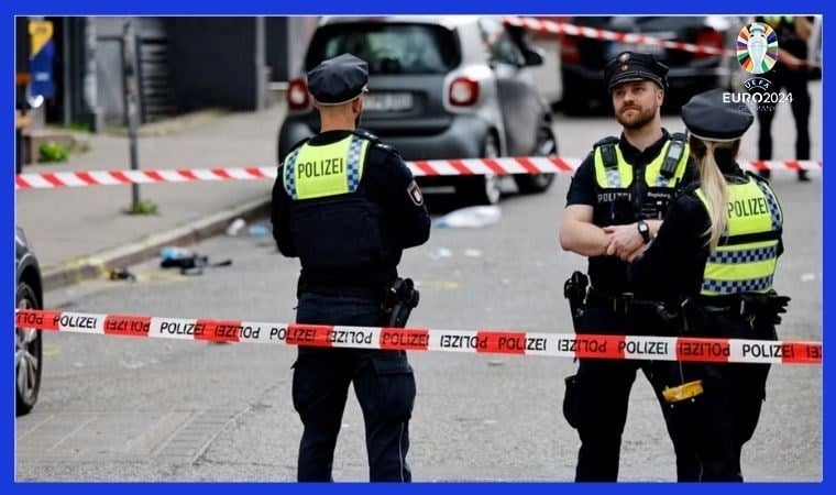 EURO 2024'te Hamburg sokakları savaş alanına döndü: Alman polisi, bir taraftarı vurdu!