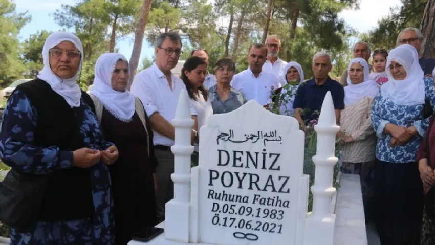 HDP binasına yönelik saldırıda öldürülen Deniz Poyraz anıldı
