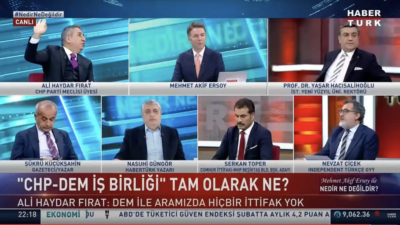 "DEM ile iş birliği" KJ'si krize yol açtı: CHP'li Fırat yayını terk etti